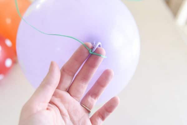 string through balloon