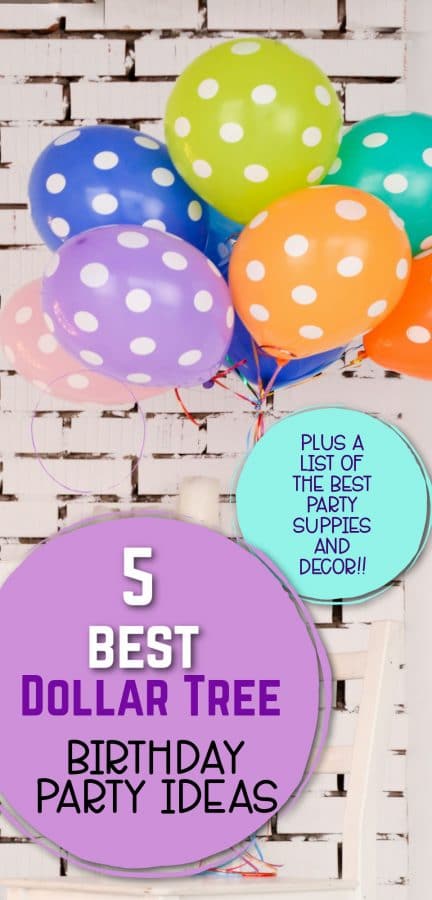 dollar tree birthday decorations and ideas