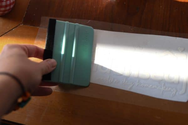 vinyl squeegee with vinyl