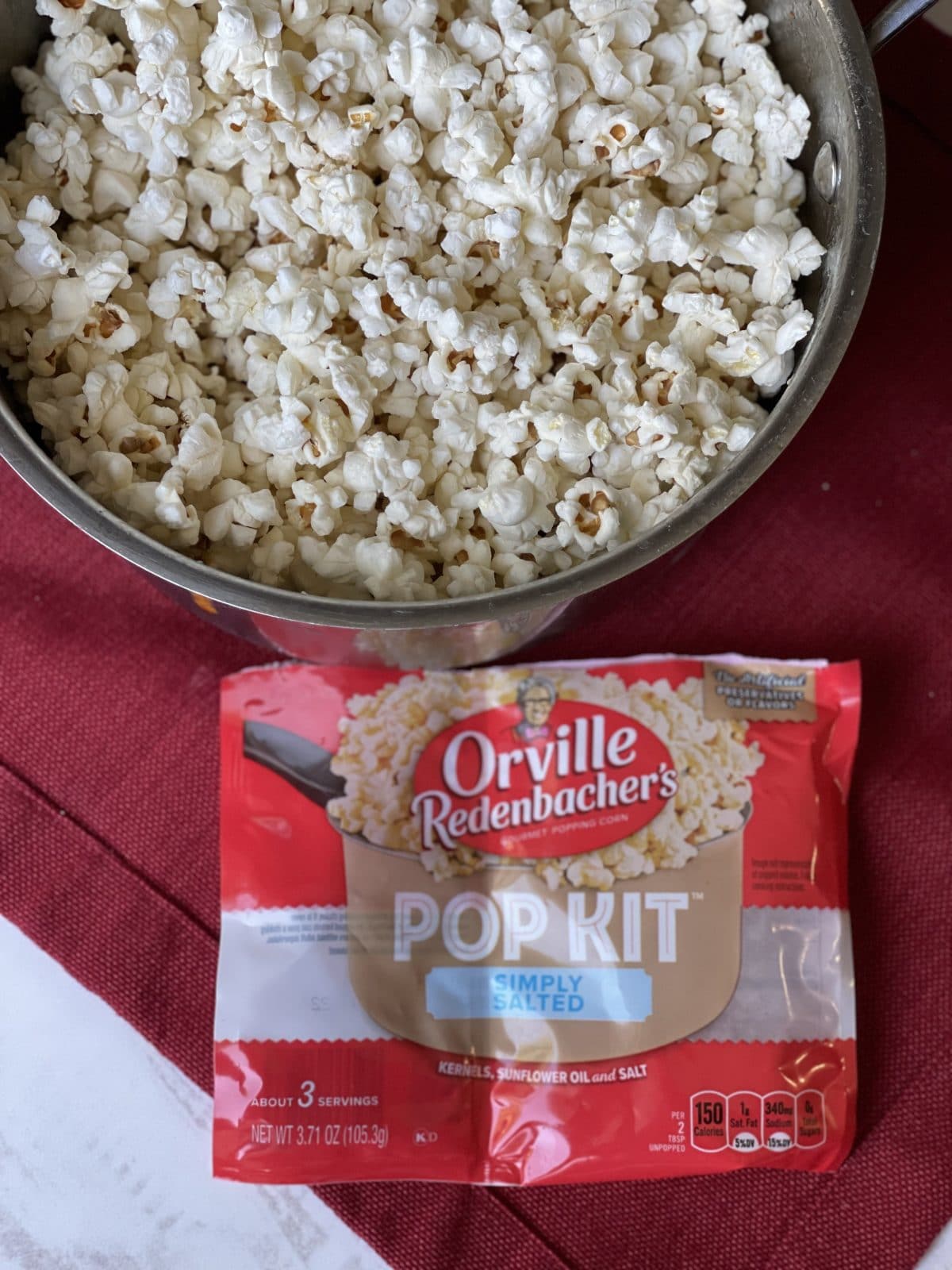simply salted popcorn