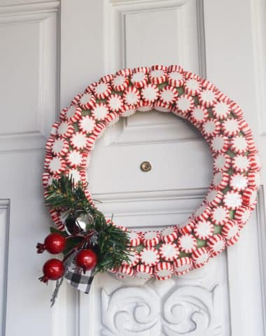 DIY Peppermint Wreath