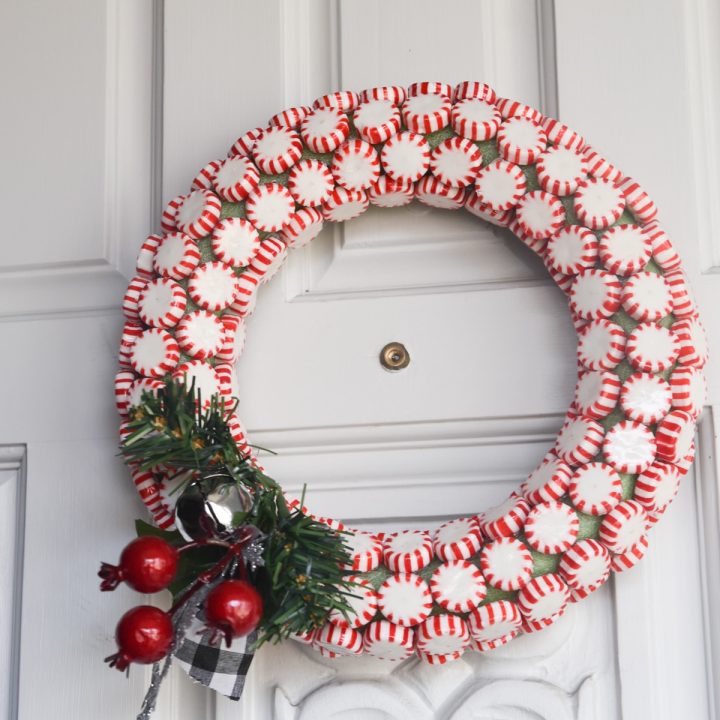 DIY Peppermint Wreath