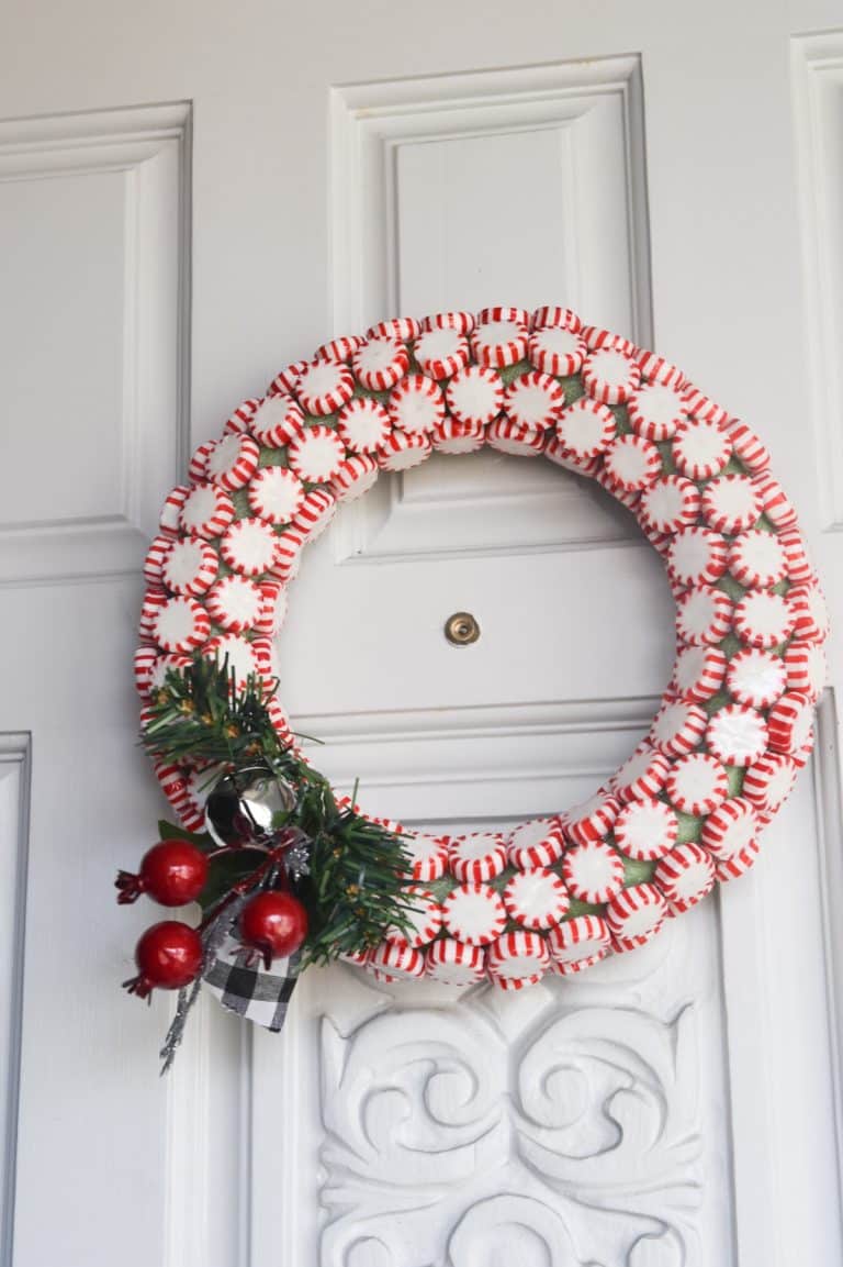 DIY Peppermint Wreath