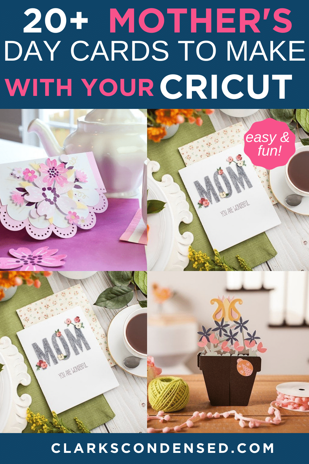 Cricut Mother's Day Cards