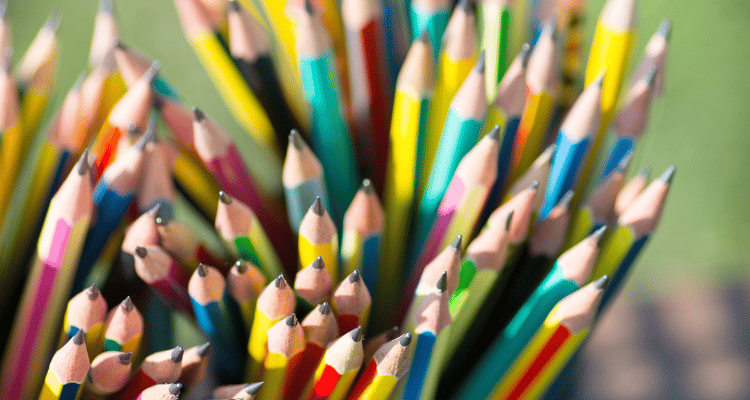 colored pencils