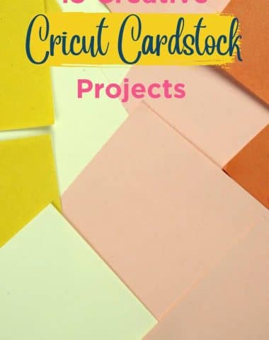 cricut cardstock ideas