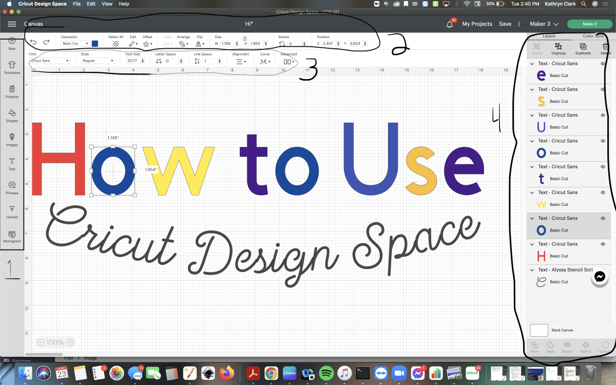 how to use design space
