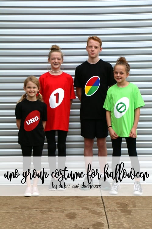 Easy Last Minute Group Halloween Costumes with Ikonart - Ikonart Stencil
