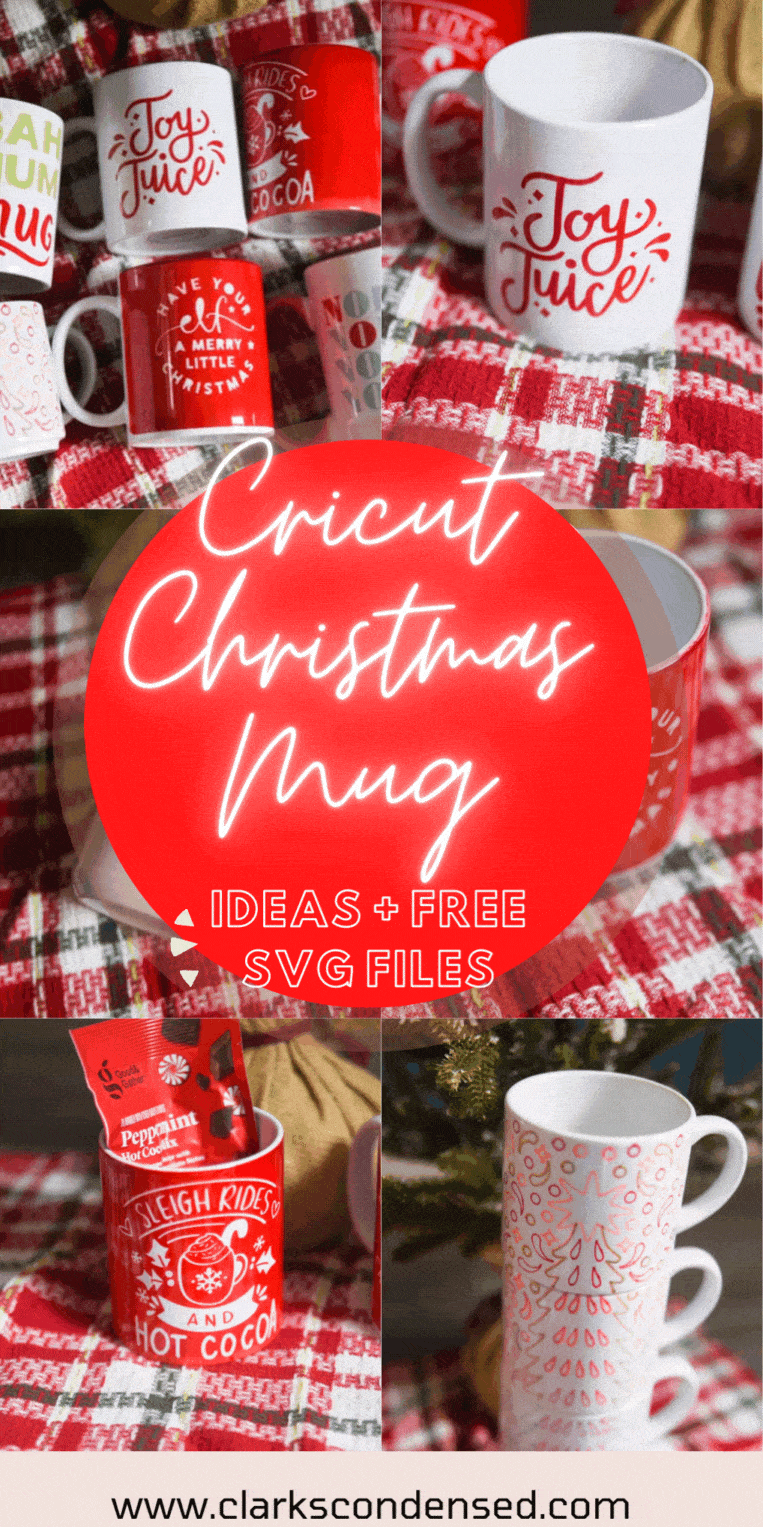 Cricut Mug Press SVG Template for Infusible Ink Sheet Featuring a Christmas  Tree Mug Wrap SVG Design for the Holidays 
