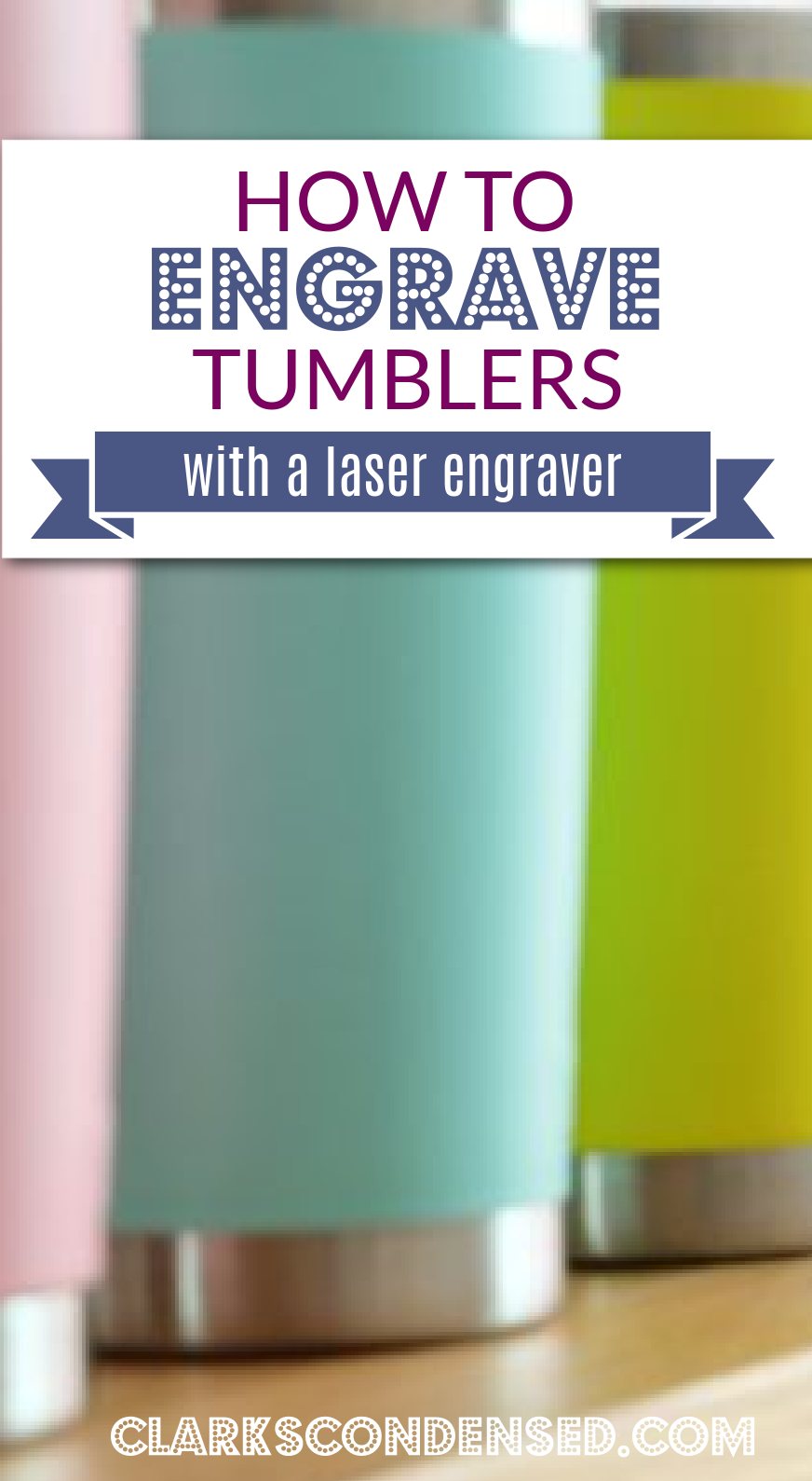 How to Laser Engrave Stainless Steel Tumblers with Cermark Laser Marking  Spray! 