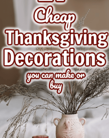 cheap thanksgiving decorations