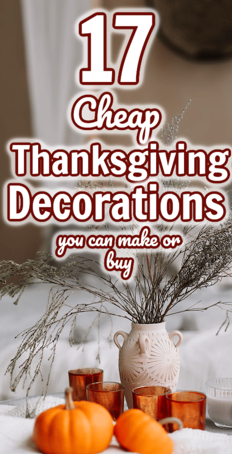 cheap thanksgiving decorations