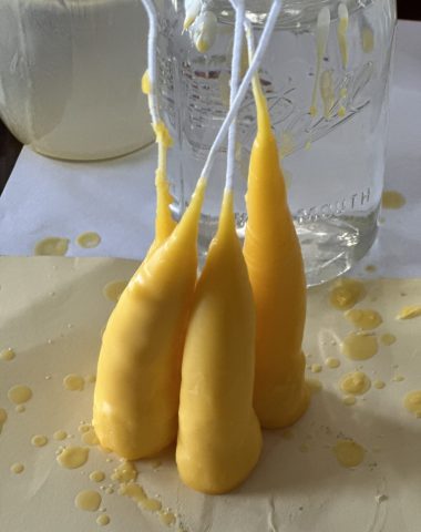 hand dipped candles