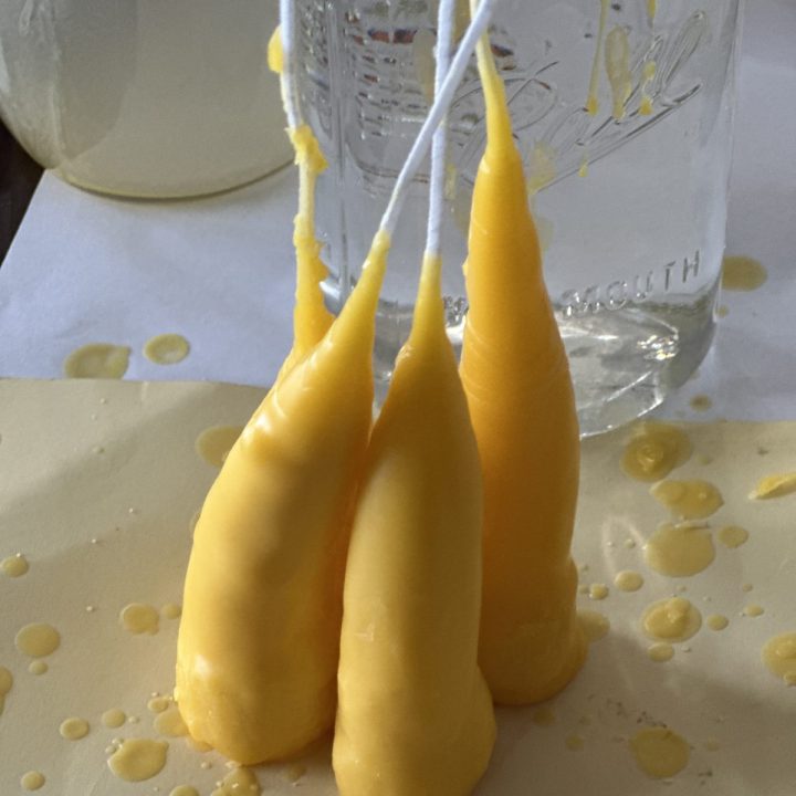 hand dipped candles