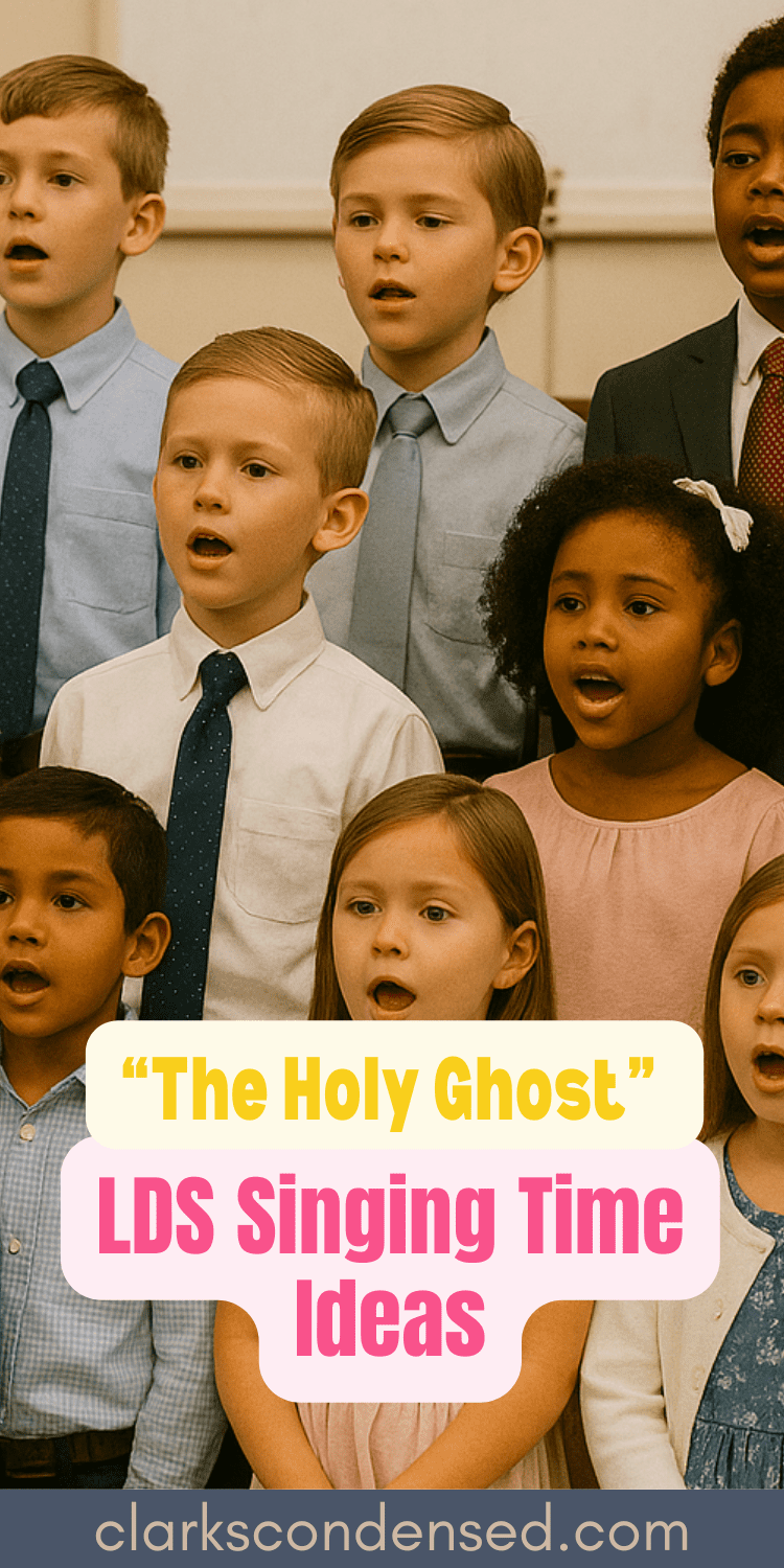 “The Holy Ghost,” LDS Singing Time Ideas