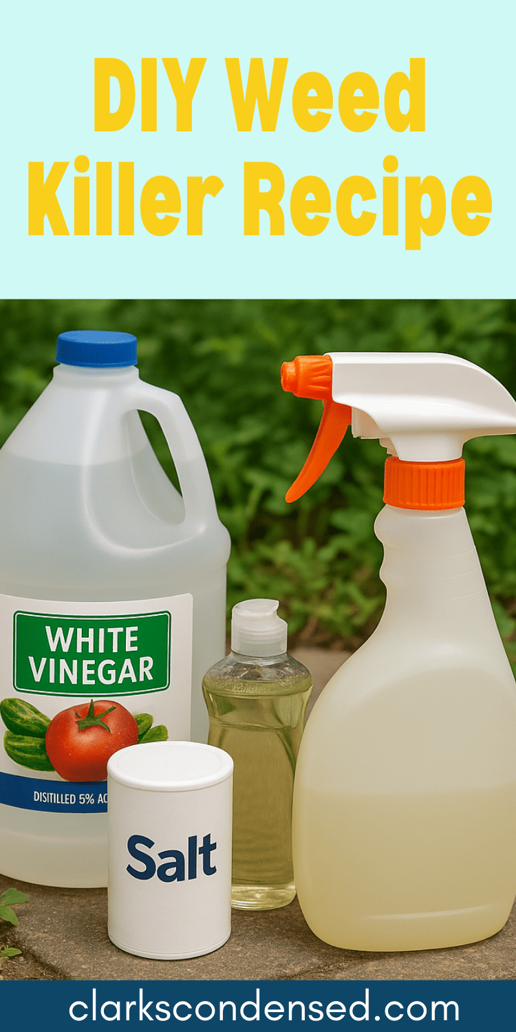 DIY Weed Killer Recipe: How to Make a Natural Weed Killer at Home