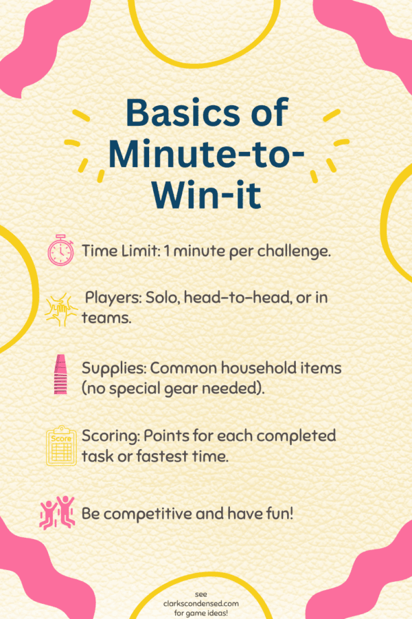 minute to win it rules