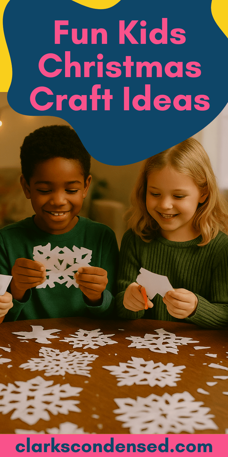 Fun Kids Christmas Craft Ideas: Easy DIY Holiday Projects for Families
