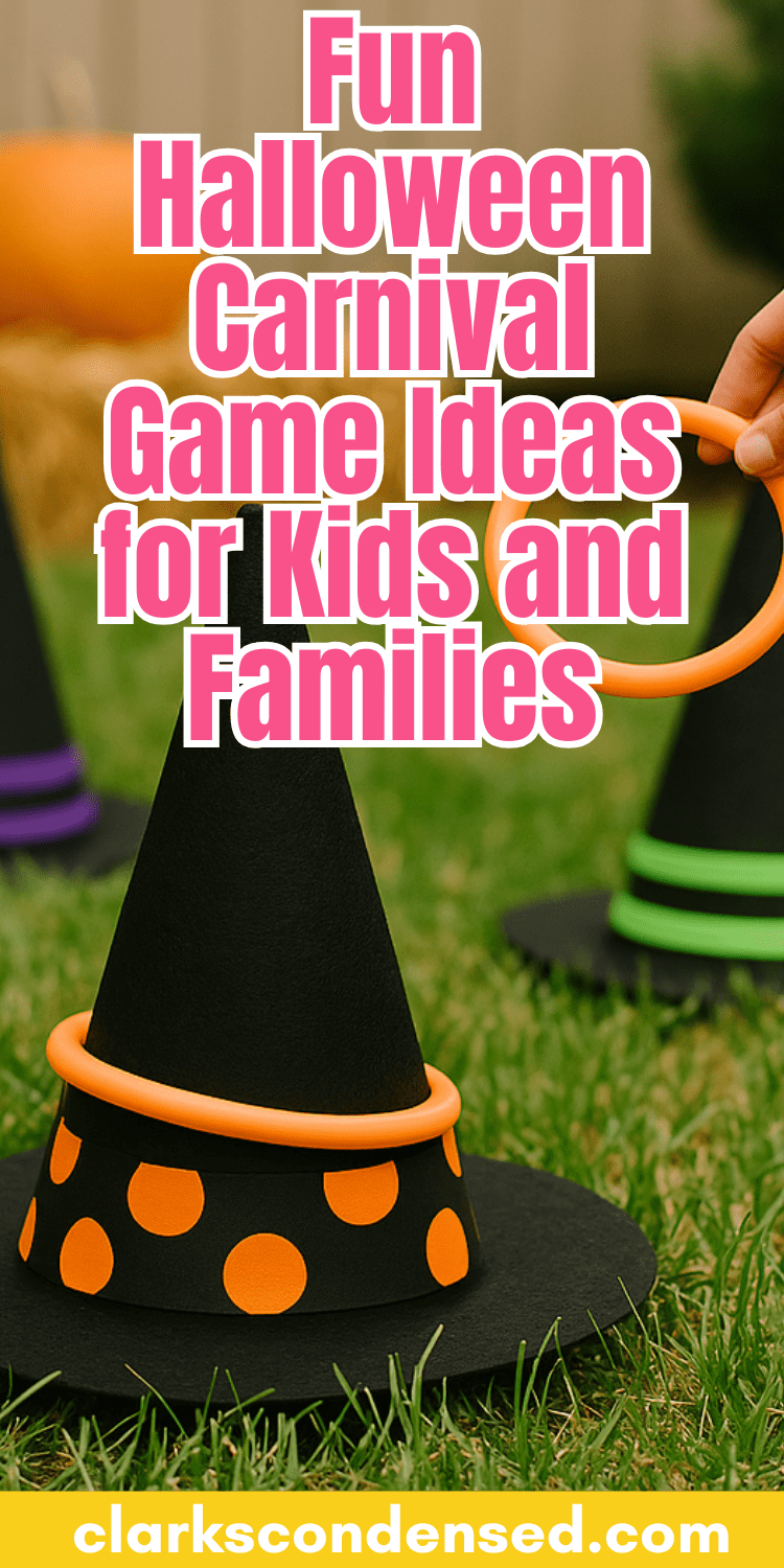 Fun Halloween Carnival Game Ideas for Kids and Families