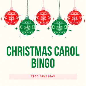 christmas carol bingo