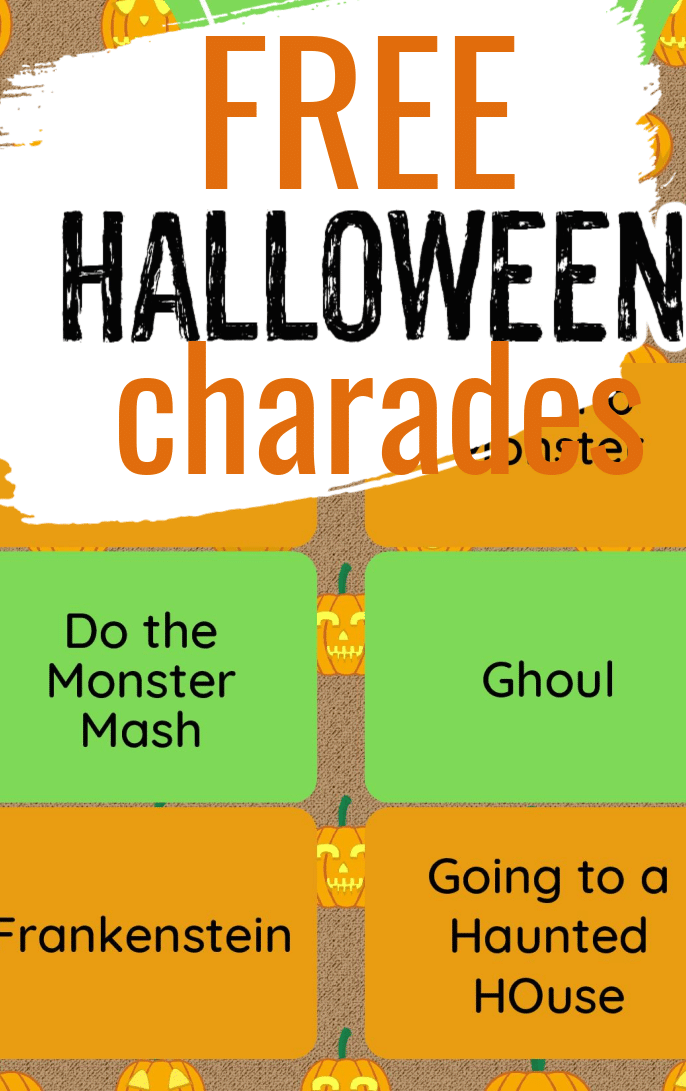 Halloween Charades - Clarks Condensed